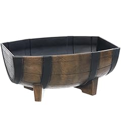 Planter half barrel for sale  Delivered anywhere in USA 