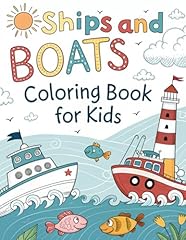 Ships boats coloring for sale  Delivered anywhere in USA 