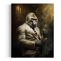 White gorilla portrait for sale  Delivered anywhere in USA 