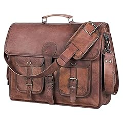 Leather briefcase inch for sale  Delivered anywhere in USA 