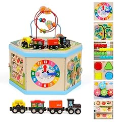 Wooden activity cube for sale  Delivered anywhere in USA 