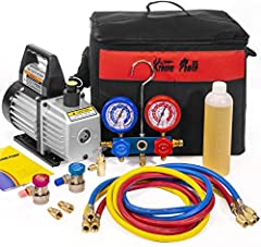 XtremepowerUS 3CFM 1/4HP Air Vacuum Pump HVAC R134a for sale  Delivered anywhere in USA 
