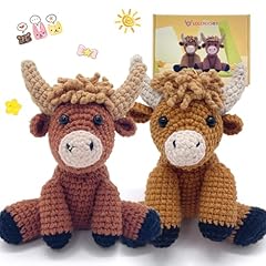 Highland cow crochet for sale  Delivered anywhere in USA 