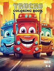 Trucks coloring book for sale  Delivered anywhere in USA 