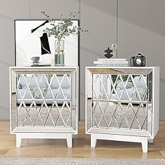 Blingworld mirrored nightstand for sale  Delivered anywhere in USA 