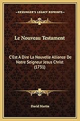 Nouveau testament nouvelle d'occasion  Livré partout en France