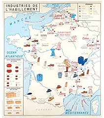 Affiche vintage scolaire d'occasion  Livré partout en France