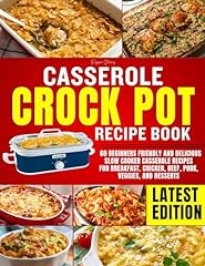 Casserole crockpot cookbook for sale  Delivered anywhere in USA 