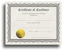 Certificate excellence certifi for sale  Delivered anywhere in USA 