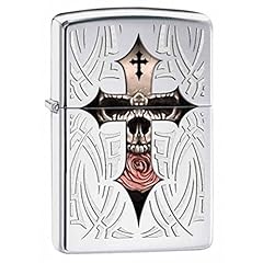 Zippo skull cross for sale  Delivered anywhere in USA 
