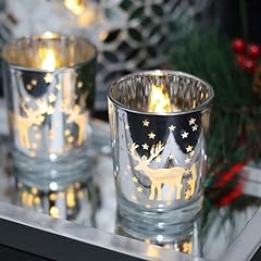 Silver votive tealight for sale  Delivered anywhere in USA 