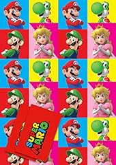 mario wrapping paper for sale  Delivered anywhere in UK