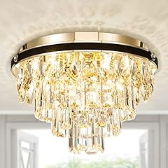 Crystal chandeliers flush for sale  Delivered anywhere in USA 