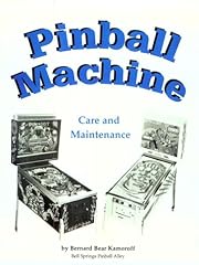 Pinball Machine Care and Maintenance, used for sale  Delivered anywhere in USA 