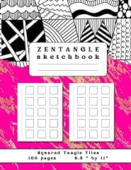 Zentangle sketchbook squared for sale  Delivered anywhere in UK