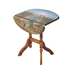 Handpainted dropleaf table for sale  Delivered anywhere in USA 
