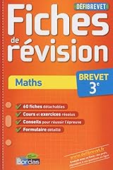 Maths brevet fiches for sale  Delivered anywhere in UK
