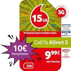 Vodafone prepaid callya gebraucht kaufen  Wird an jeden Ort in Deutschland