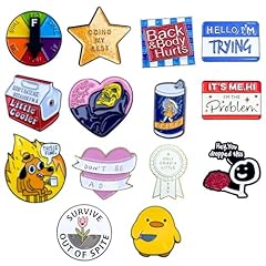 16pc funny enamel for sale  Delivered anywhere in USA 