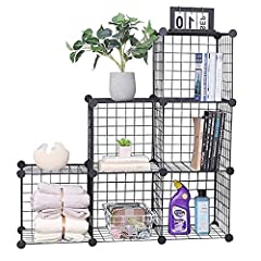 YCOCO Wire Storage Cubes,Metal Grids Bookshelf,Modular for sale  Delivered anywhere in USA 