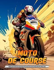 Livre coloriage moto d'occasion  Livré partout en France