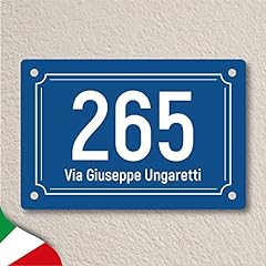 Numero civico personalizzato usato  Spedito ovunque in Italia 