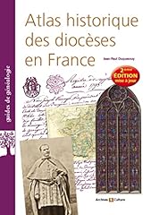 Atlas historique diocèses d'occasion  Livré partout en France
