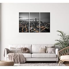 Chicago skyline canvas for sale  Delivered anywhere in USA 