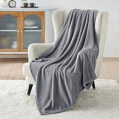 Bedsure grey fleece for sale  Delivered anywhere in USA 