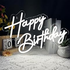 Happy birthday neon for sale  Delivered anywhere in USA 