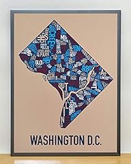 Framed washington neighborhood for sale  Delivered anywhere in USA 