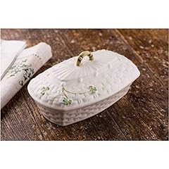 Belleek shamrock covered for sale  Delivered anywhere in USA 