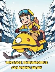 Vintage snowmobile coloring for sale  Delivered anywhere in USA 