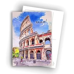 Cartoline roma illustrazione usato  Spedito ovunque in Italia 
