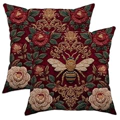 Bee embroidered throw for sale  Delivered anywhere in UK