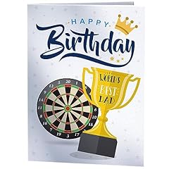 Darts birthday card for sale  Delivered anywhere in UK