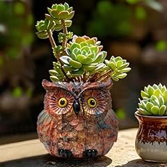 Owl planter owl for sale  Delivered anywhere in USA 