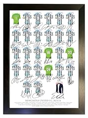 Newcastle united autograph for sale  Delivered anywhere in UK