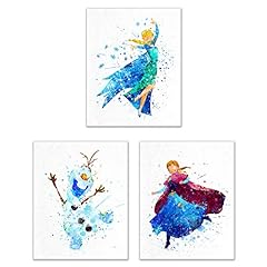 Frozen watercolor prints for sale  Delivered anywhere in USA 