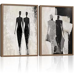 2pcs framed abstract for sale  Delivered anywhere in USA 