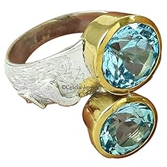 Anello rotondo topazio usato  Spedito ovunque in Italia 