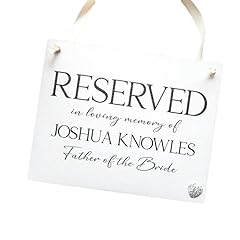 Reserved signs tables for sale  Delivered anywhere in UK