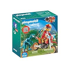Playmobil Dinos 9431 - Playmobil 9431 - Moto Da Cross E Raptor, dai 4 anni usato  Spedito ovunque in Italia 