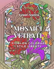Mosaici vetrati fiori usato  Spedito ovunque in Italia 