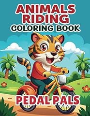 Animals riding coloring for sale  Delivered anywhere in UK