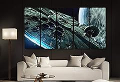 Millennium falcon canvas for sale  Delivered anywhere in USA 