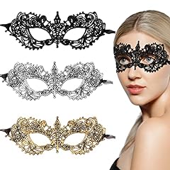 3pcs masquerade masks for sale  Delivered anywhere in Ireland