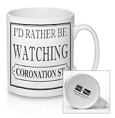 Used, I'd rather be watching CORONATION STREET Black and for sale  Delivered anywhere in UK