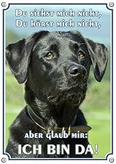 Hundeschild labrador retriever gebraucht kaufen  Wird an jeden Ort in Deutschland