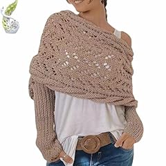 Knitted cable wrap for sale  Delivered anywhere in USA 